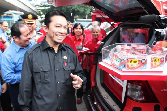 Menkominfo lepas tim uji kualitas komunikasi untuk para pemudik