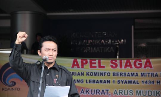 Menkominfo lepas tim uji kualitas komunikasi untuk para pemudik