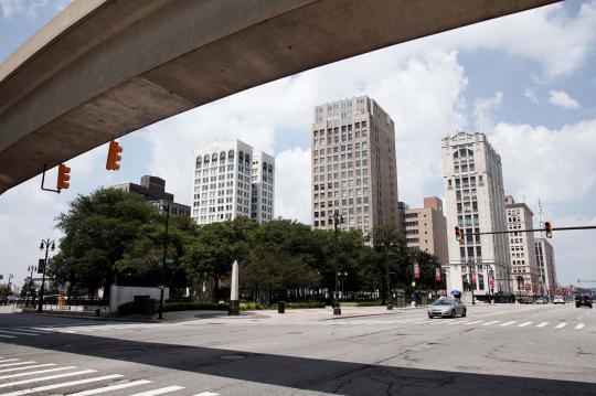 Ini wujud kota Detroit yang bangkrut
