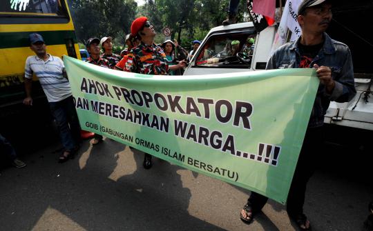 Gabungan ormas Betawi minta Ahok mundur dari wagub DKI