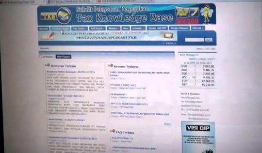 'Tax Knowledge Base' sangat membantu pegawai pajak di Indonesia