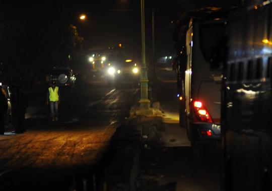 Perbaikan jalur Pantura Brebes jelang mudik terus dikebut