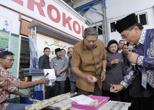 SBY tinjau pabrik gula Jatiroto di Lumajang