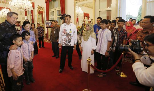 Foto-foto kegiatan Presiden SBY saat Idul Fitri