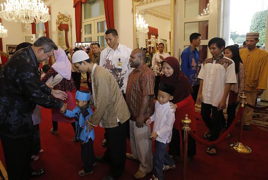 Foto-foto kegiatan Presiden SBY saat Idul Fitri