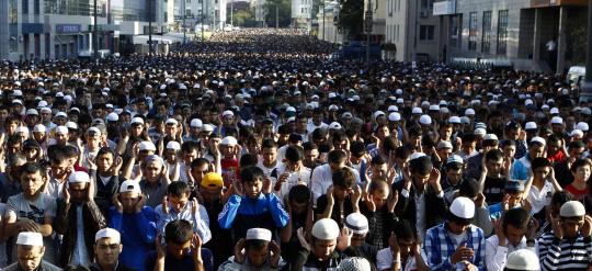Perayaan Idul Fitri di berbagai belahan dunia