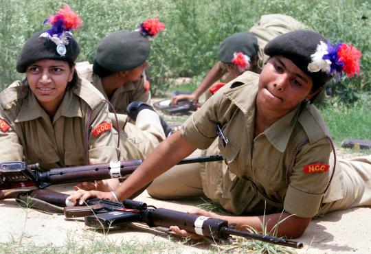 Mengintip kegiatan wanita cantik di sekolah militer NCC India