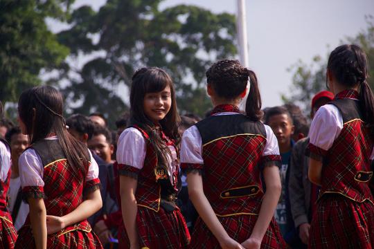 'Upacara bendera' bersama JKT48 (bagian 1)