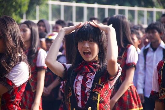 'Upacara bendera' bersama JKT48 (bagian 2)