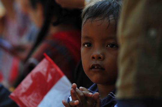 Peringati HUT RI, puluhan jemaat ibadah di depan Tugu Proklamasi