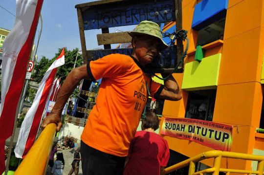 Kawasan Blok G Pasar Tanah Abang terus dipercantik