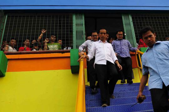 Jokowi tinjau kembali kesiapan Blok G Pasar Tanah Abang