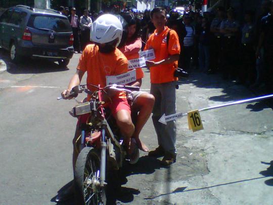 Rekonstruksi pembunuhan Sisca
