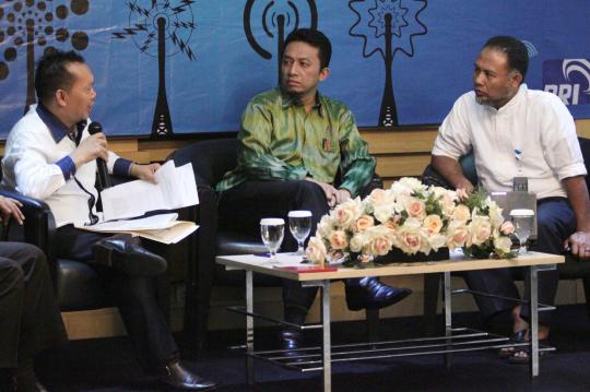 Tifatul dan Ramadhan Pohan hadiri diskusi media KPK