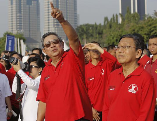 Presiden SBY lepas 45.000 peserta Independence Day Run