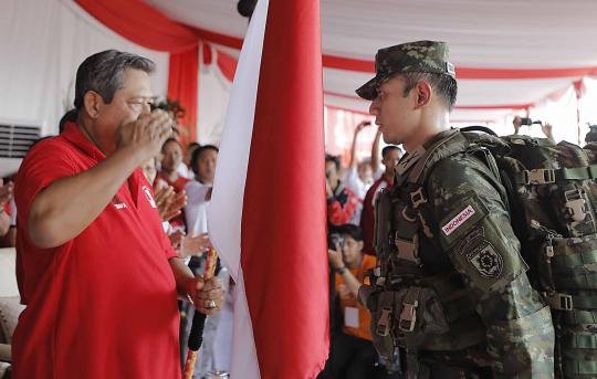 Presiden SBY lepas 45.000 peserta Independence Day Run