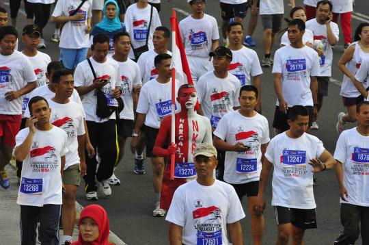 Mereka yang unik di Independence Day Run