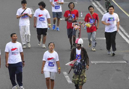 Mereka yang unik di Independence Day Run