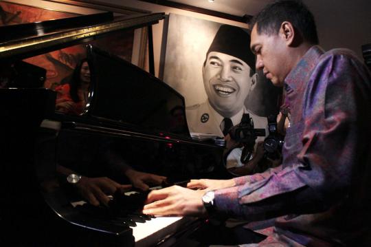 Dentingan piano Gita Wirjawan di Konvensi Capres Demokrat