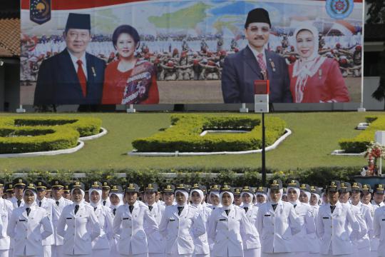 Presiden SBY lantik 1.459 Pamong Praja Muda IPDN