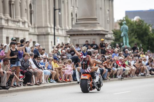 Pecinta Harley Davidson dari penjuru dunia rayakan HUT ke-110