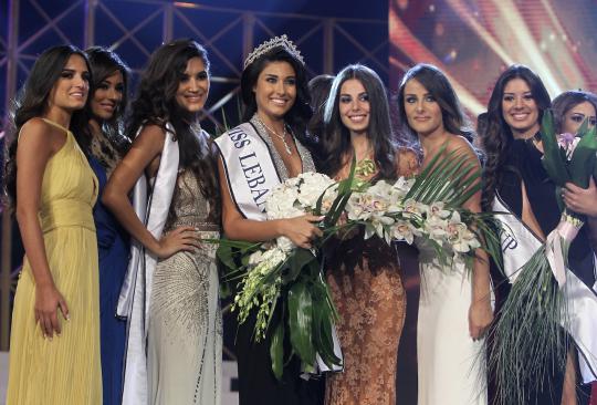Karen Ghrawi, mahasiswi 22 tahun terpilih jadi Miss Lebanon 2013