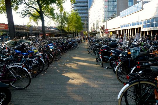 Gowes asyik keliling kota besar di Jerman-Belanda