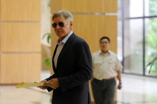 Harrison Ford sebelum berselisih paham dengan Zulkifli Hasan