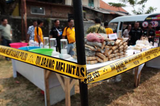 Polres Jakarta Barat musnahkan narkoba senilai Rp 4 miliar