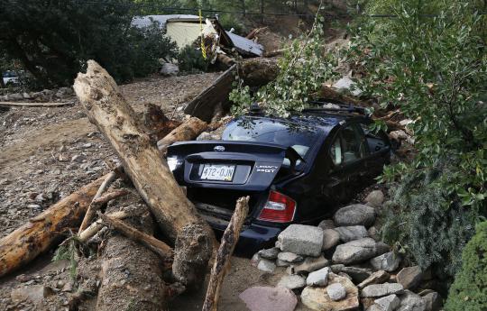 Yang tersisa dari banjir bandang dahsyat di Colorado