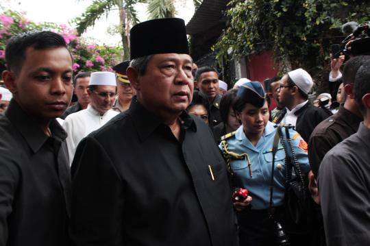 Presiden SBY melayat ke kediaman Habib Munzir