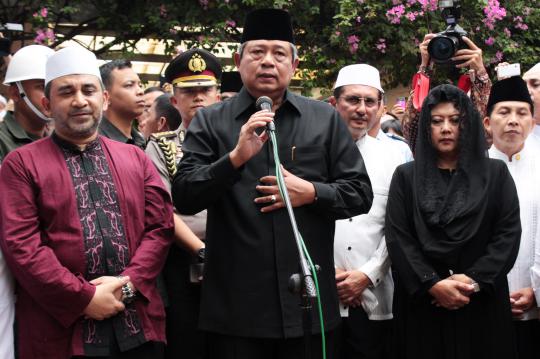 Presiden SBY melayat ke kediaman Habib Munzir