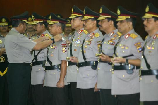 Jenderal Timur Pradopo lantik 7 Kapolda di Mabes Polri