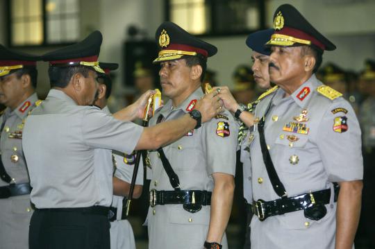 Jenderal Timur Pradopo lantik 7 Kapolda di Mabes Polri