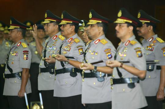 Jenderal Timur Pradopo lantik 7 Kapolda di Mabes Polri