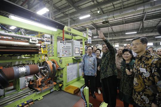 Presiden SBY buka Pabrik Ban Hankook di Cikarang
