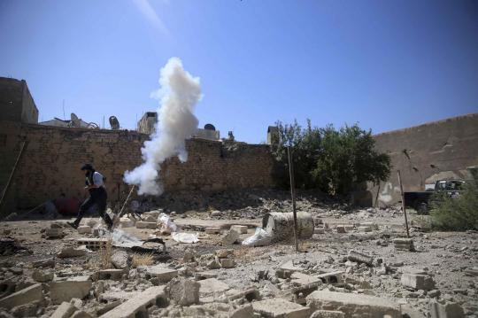 Brigade pemberontak Suriah yang luncurkan mortir pakai iPad