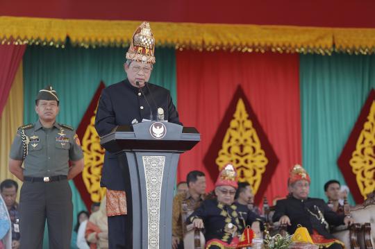 Berpakaian adat, SBY buka Pesta Kebudayaan Aceh