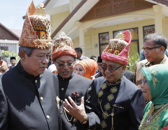 Berpakaian adat, SBY buka Pesta Kebudayaan Aceh