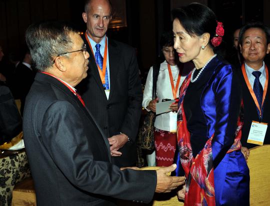 Bertemu Aung San Suu Kyi, JK sindir penyelesaian konflik Myanmar