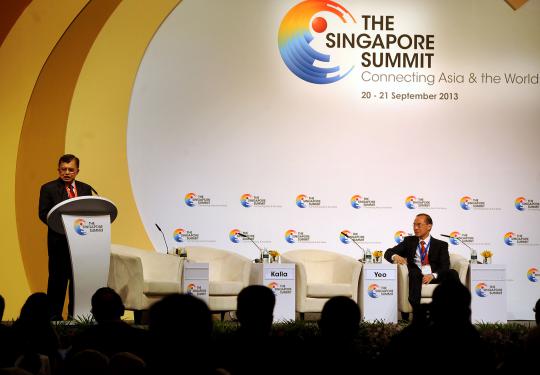 JK jadi pembicara kunci di Singapore Summit 2013