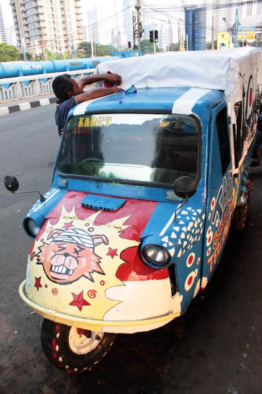 Lestarikan kendaraan Betawi, transportasi bemo dipercantik