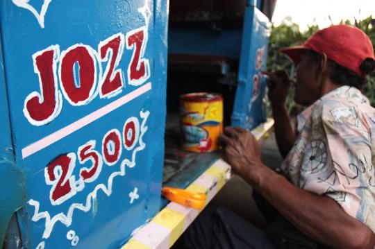Lestarikan kendaraan Betawi, transportasi bemo dipercantik