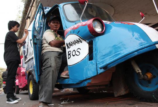 Lestarikan kendaraan Betawi, transportasi bemo dipercantik