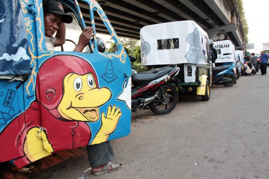 Lestarikan kendaraan Betawi, transportasi bemo dipercantik