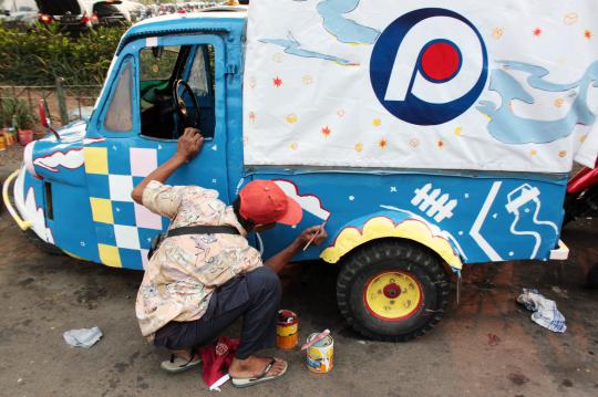 Lestarikan kendaraan Betawi, transportasi bemo dipercantik