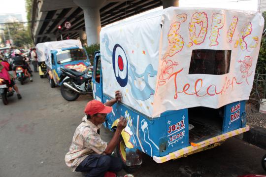 Lestarikan kendaraan Betawi, transportasi bemo dipercantik
