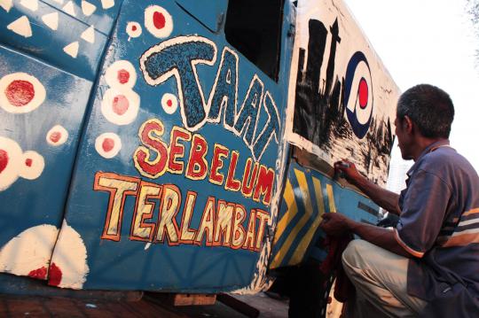Lestarikan kendaraan Betawi, transportasi bemo dipercantik