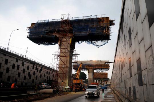 Mengintip proses pembangunan jalan layang Bogor Outer Ring Road