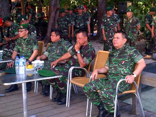 Kasad tinjau Kompi Taipur Kostrad latihan di Pulau Kotok